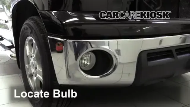 2010 Toyota Tundra SR5 4.6L V8 Extended Crew Cab Pickup Éclairage Feu antibrouillard (remplacer l'ampoule)